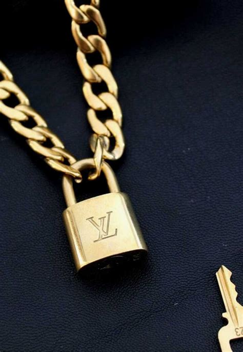 louis vuitton necklace lock|authentic louis vuitton lock.